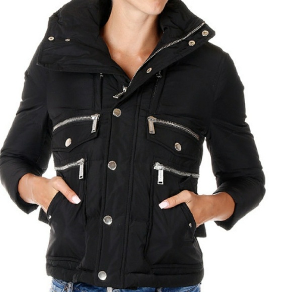dsquared denim puffer jacket